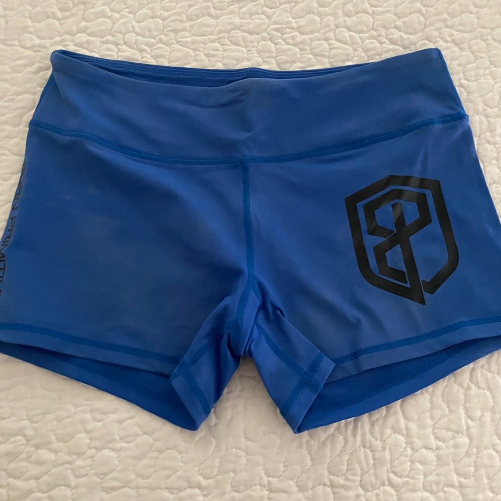 Born Primitive workout shorts royal blue medium only wore few times